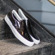 Vans Classic Slip On Tumble Patent Black
