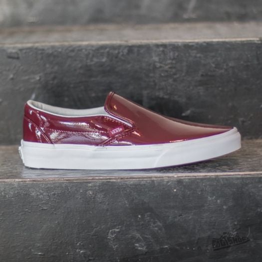 Burgundy van slip ons discount