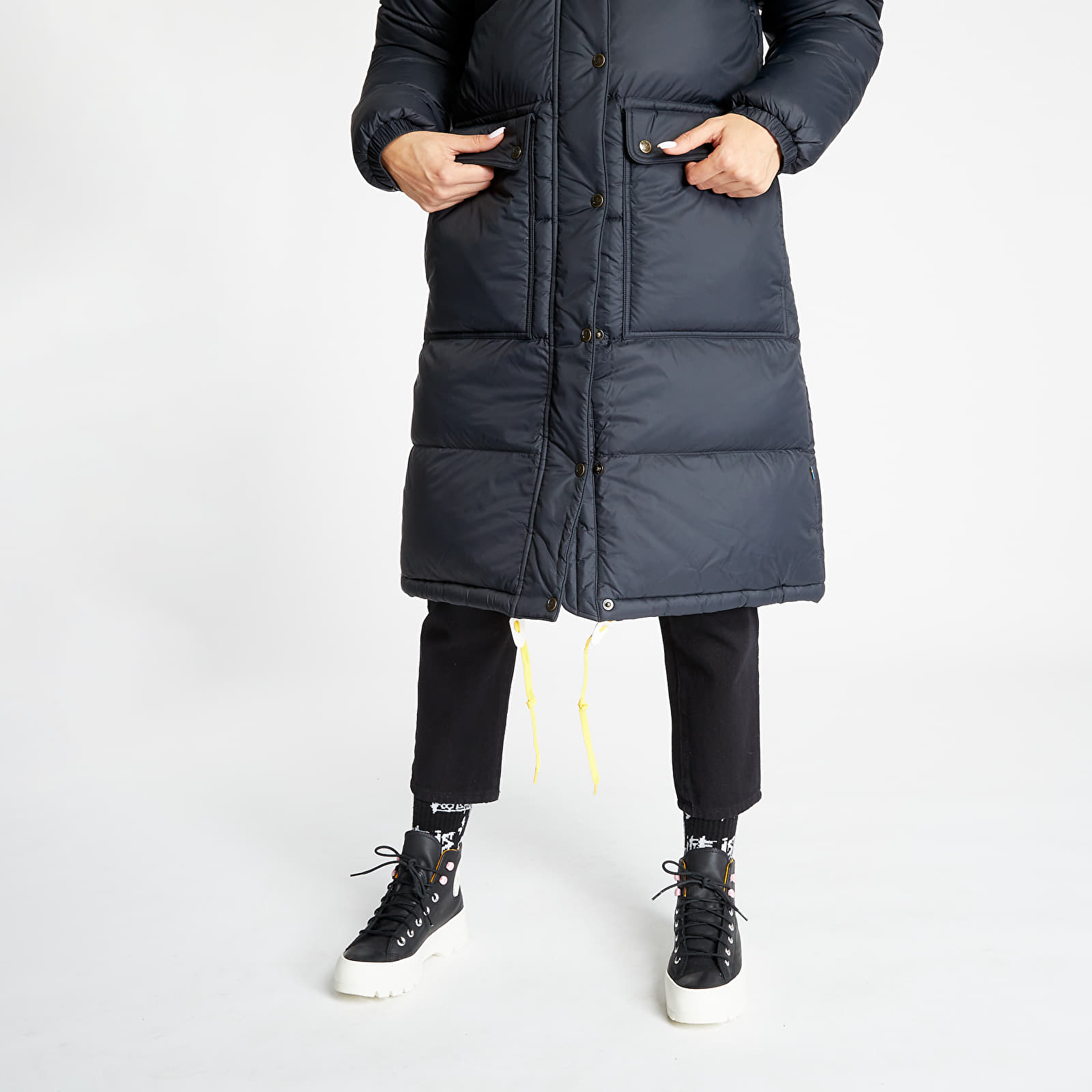 Jacken Fjällräven Expedition Long Down Parka Black