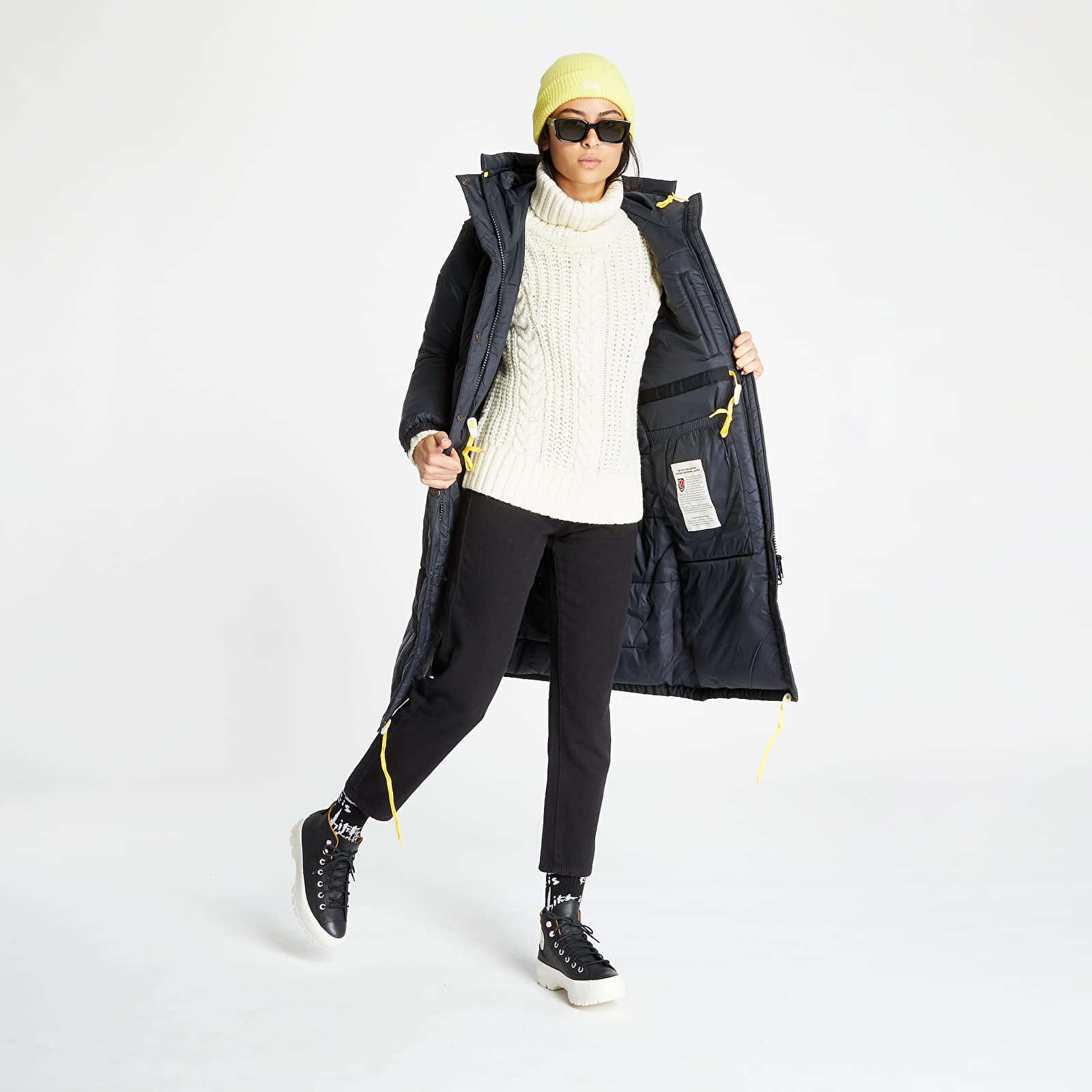 Jacken Fjällräven Expedition Long Down Parka Black