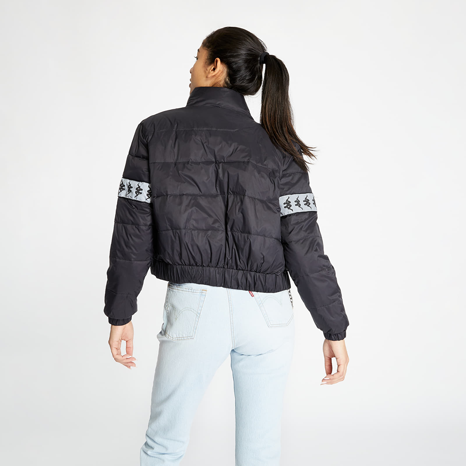 Adidas originals ryv cropped jacket in black store