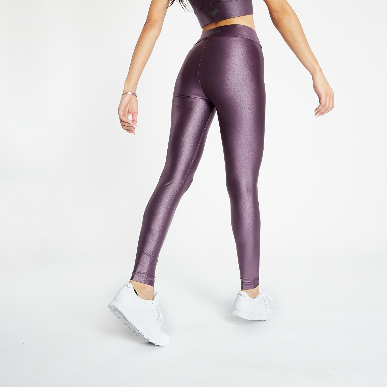 Reebok 2025 metallic leggings