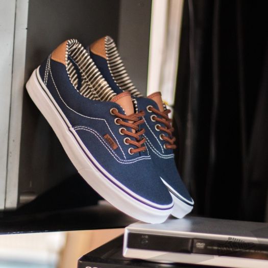 Vans era 59 blue top