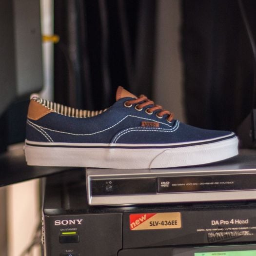 Men s shoes Vans Era 59 Vans C L Dress Blue Stripe Denim Footshop