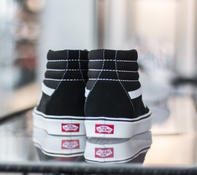 Férfi cipők Vans Sk8-Hi Lite + Suede/ Canvas Black/ White