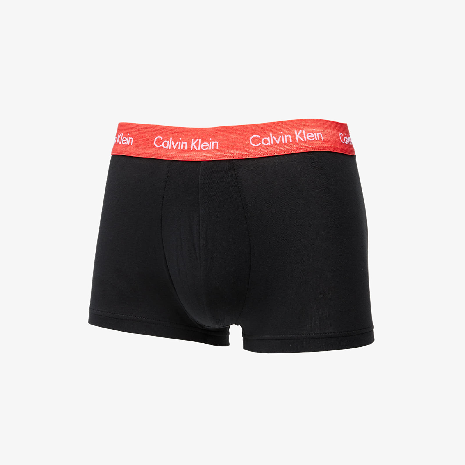 Sous-vêtements pour hommes Calvin Klein Low Rise Trunks 3 Pack Black/ Coral/ Phantom