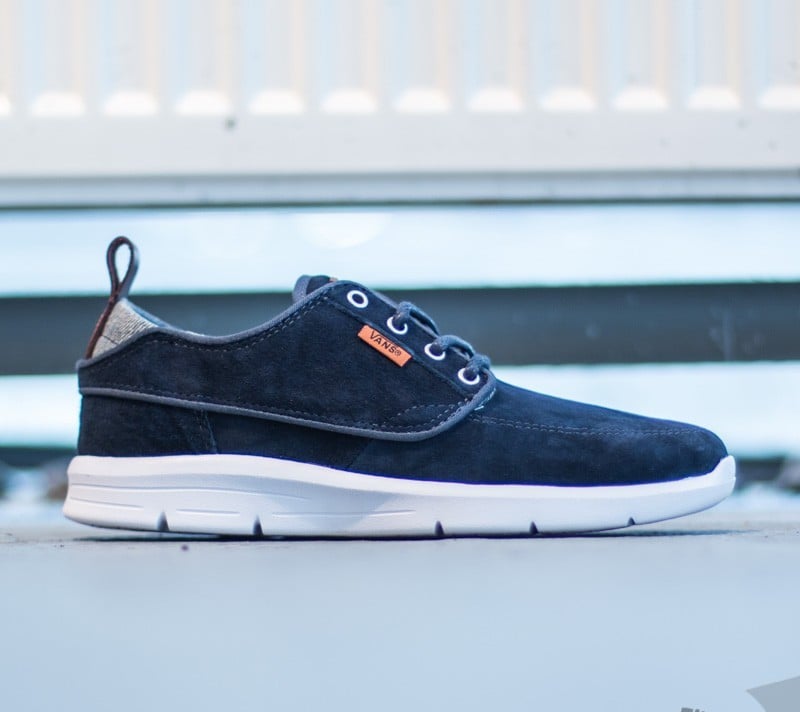Men s shoes Vans Brigata Lite Suede Blue Chambray Footshop