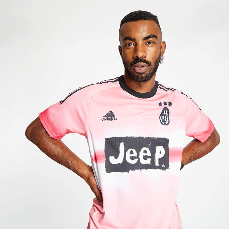 T-shirts adidas Juventus Human Race Jersey Glow Pink/ Black