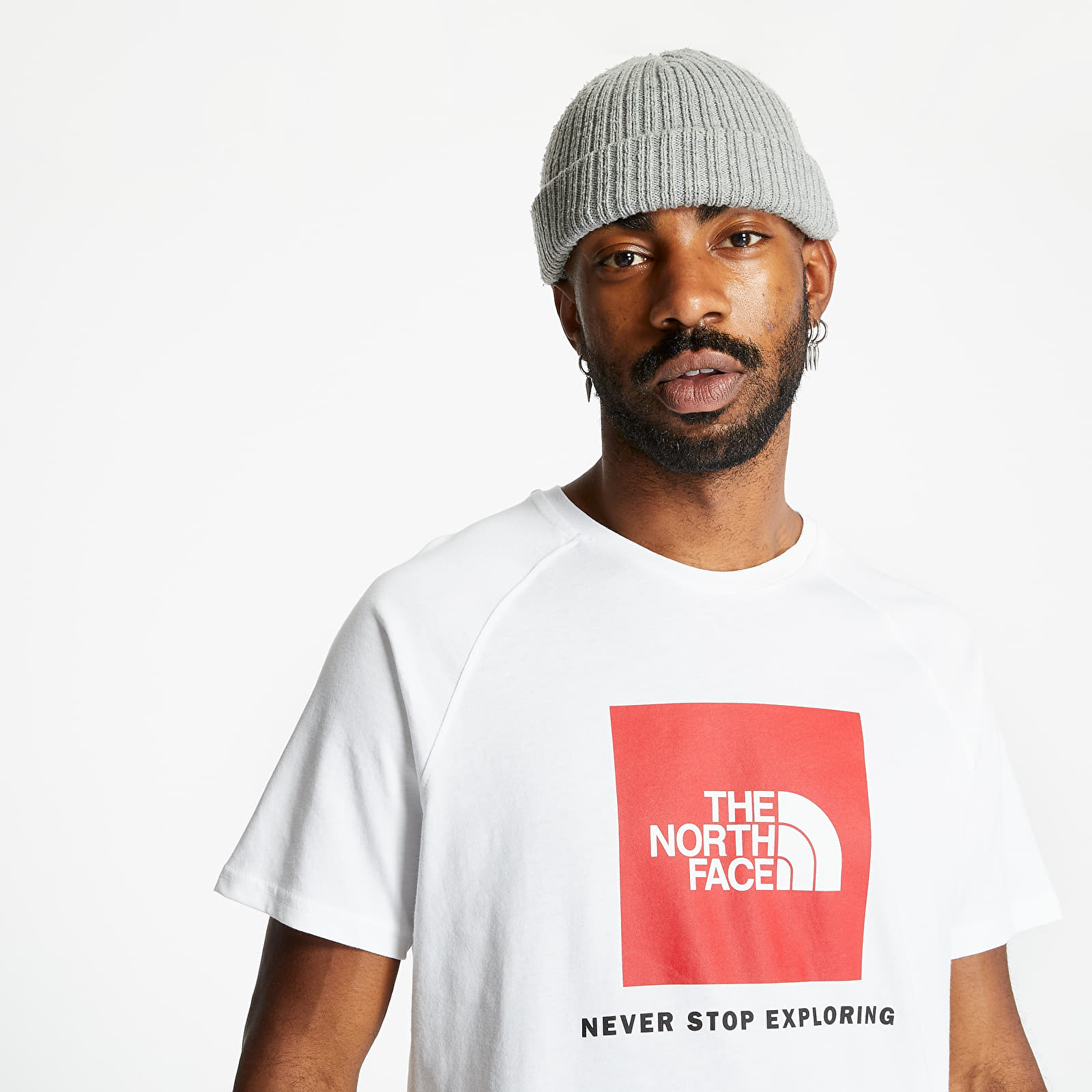 T-skjorter The North Face Raglan Redbox Tee Tnf White/ Tnf Red