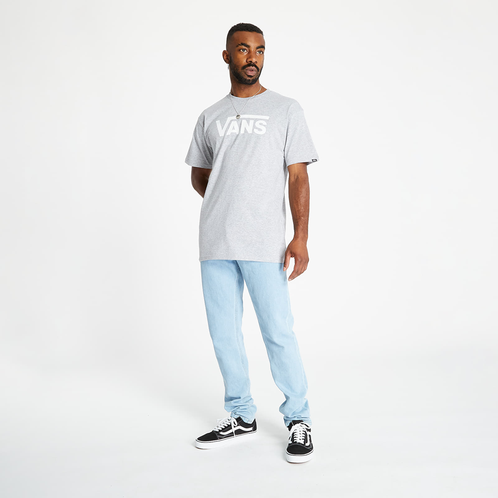 T-shirts Vans Classic Tee Athletic Heather/ White