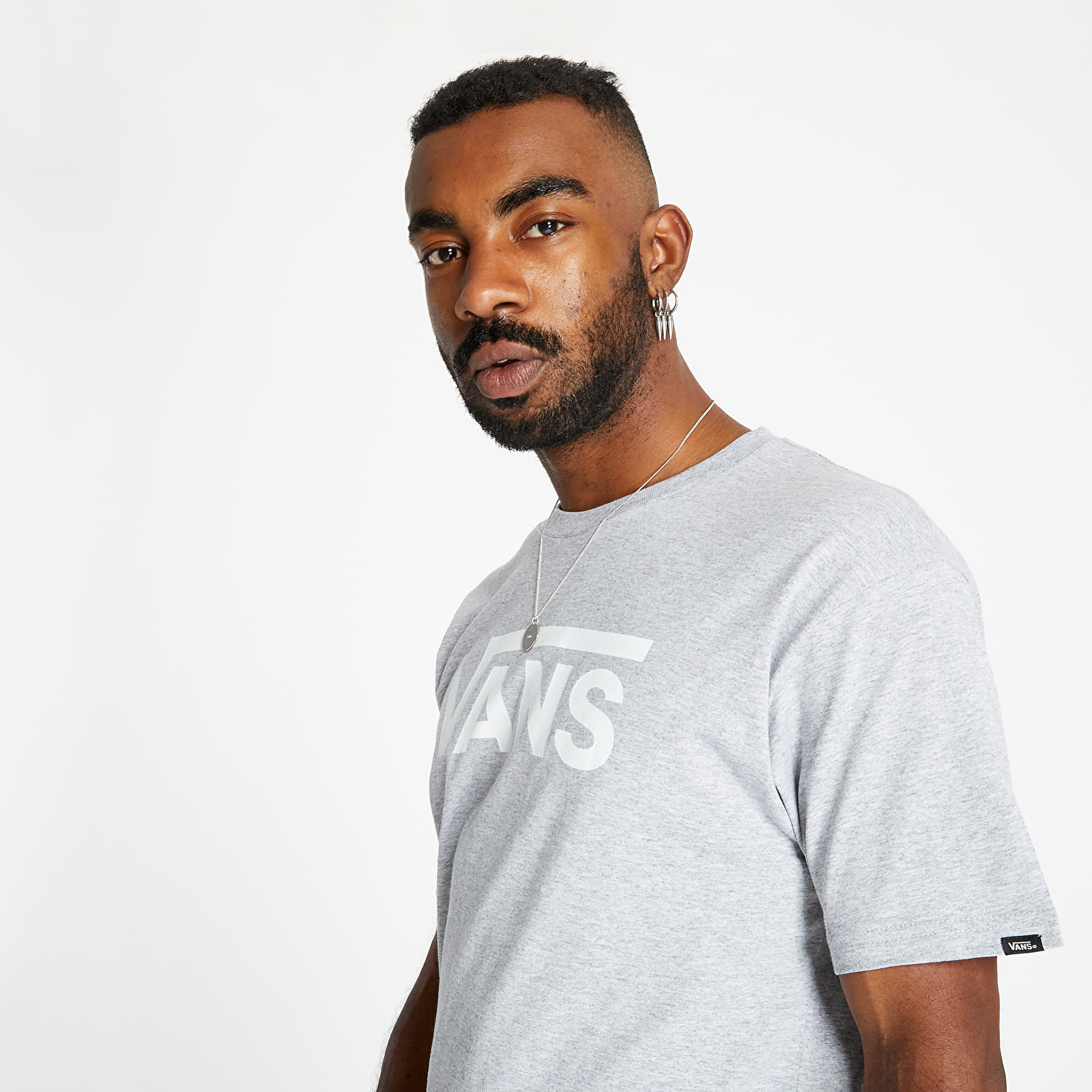 T-shirts Vans Classic Tee Athletic Heather/ White
