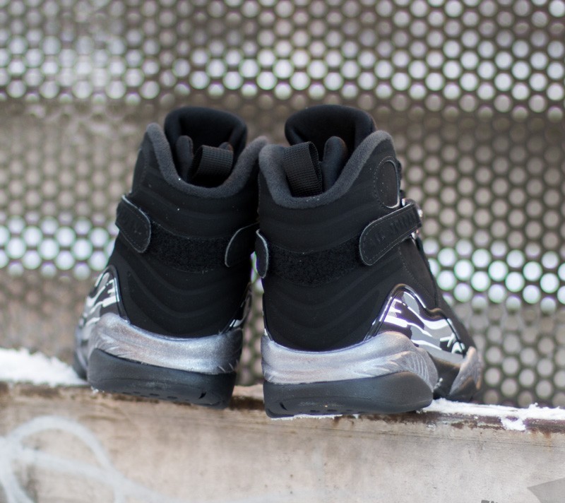 Férfi cipők Air Jordan 8 Retro Black/White-Lite Graphite 