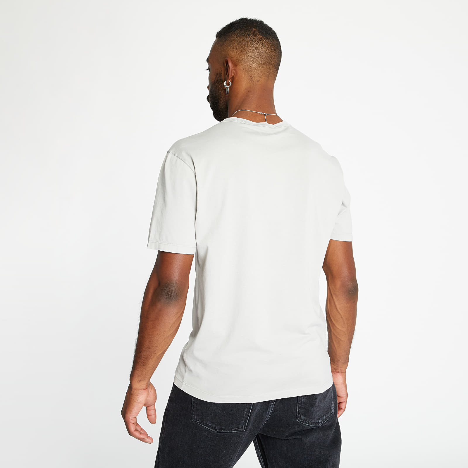 Tricouri C.P. Company Makó Logo Tee Grey