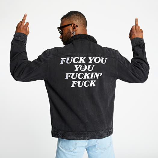 RIPNDIP - Fucking Fuck Denim Sherpa Jacket | HBX - Globally