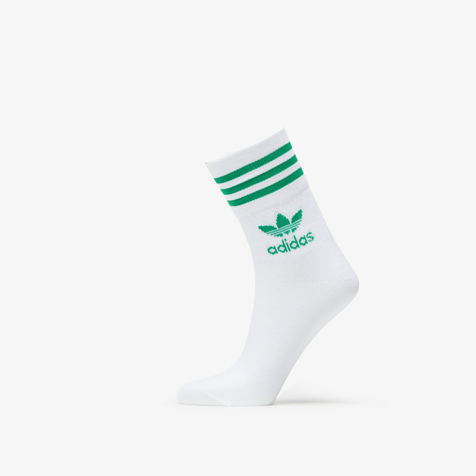 Чорапи adidas Mid Cut Crew Socks 3-Pack White/ Scarle