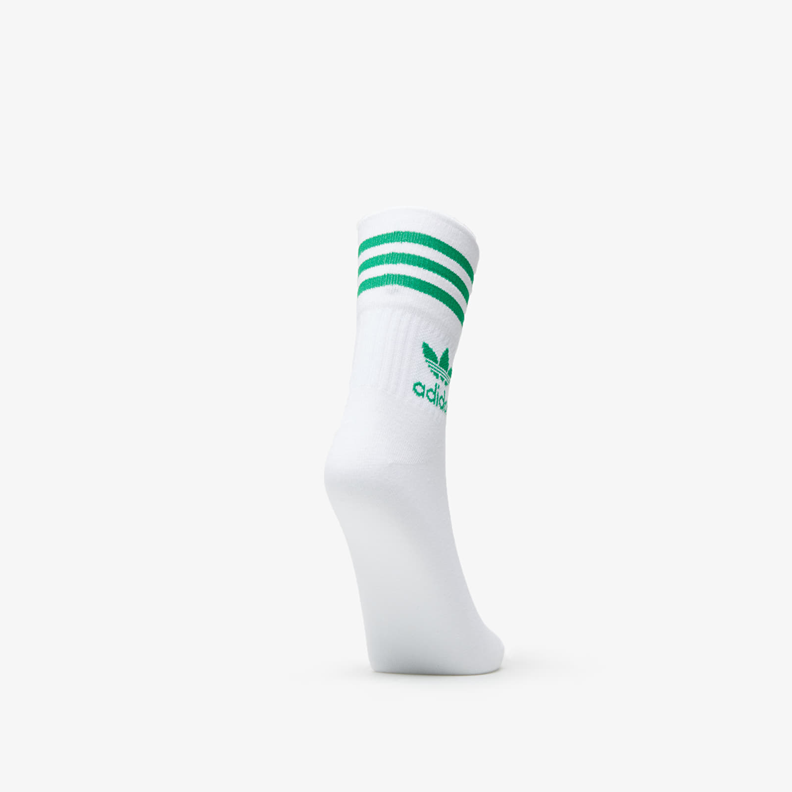 Socks adidas Mid Cut Crew Socks 3-Pack White/ Scarle
