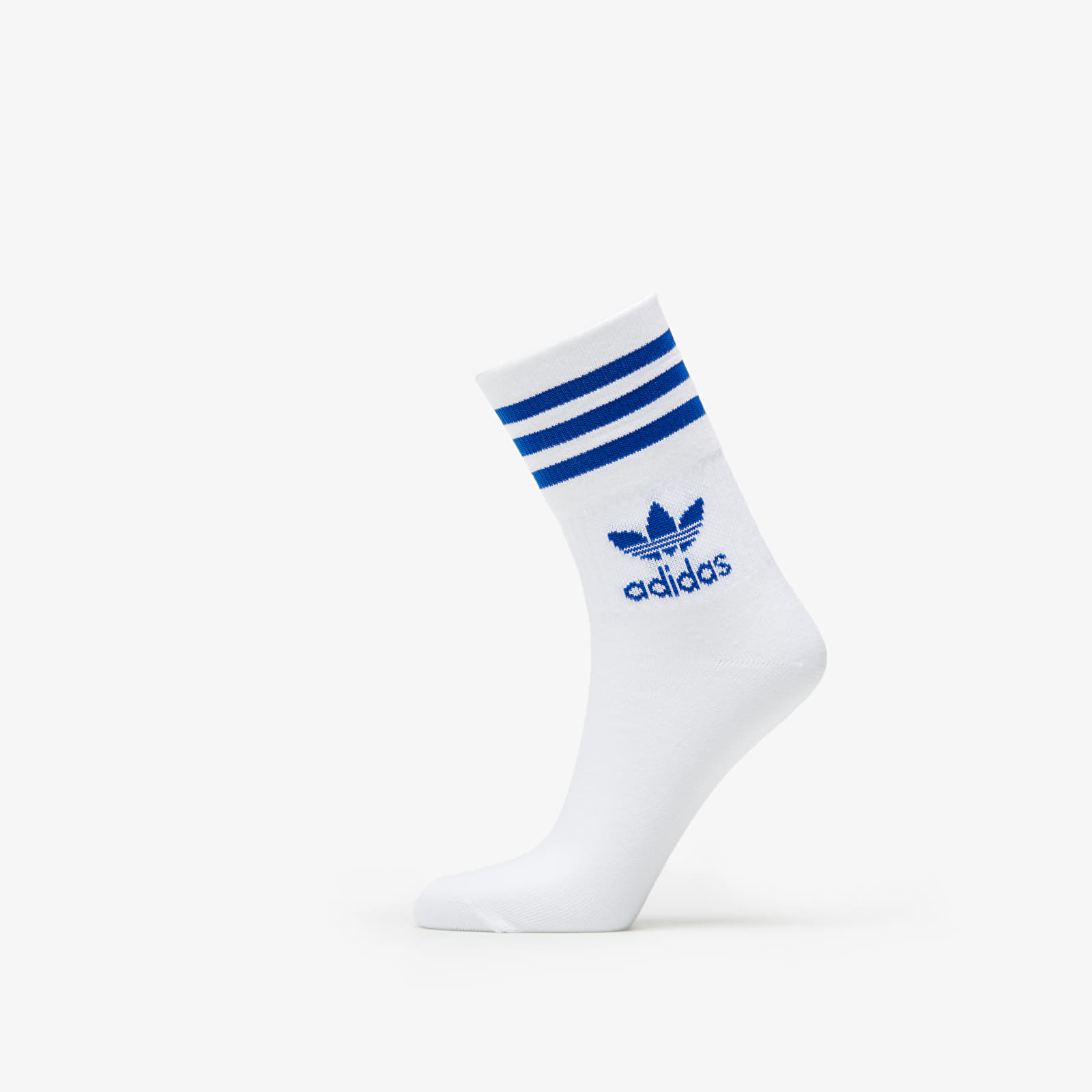Socks adidas Mid Cut Crew Socks 3-Pack White/ Scarle