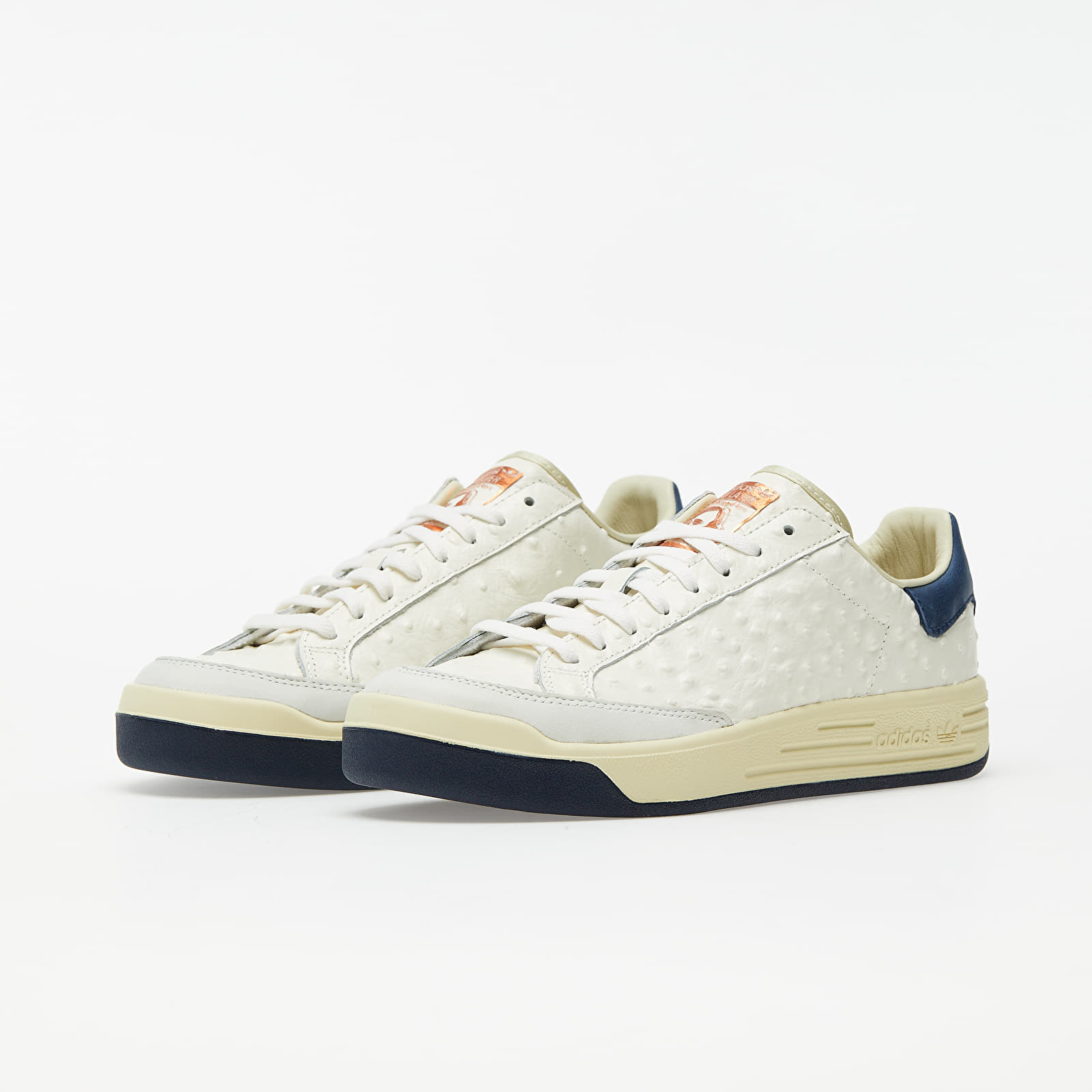 Men's shoes adidas Consortium Rod Laver Ostrich Core White/ Core White/ Collegiate Navy