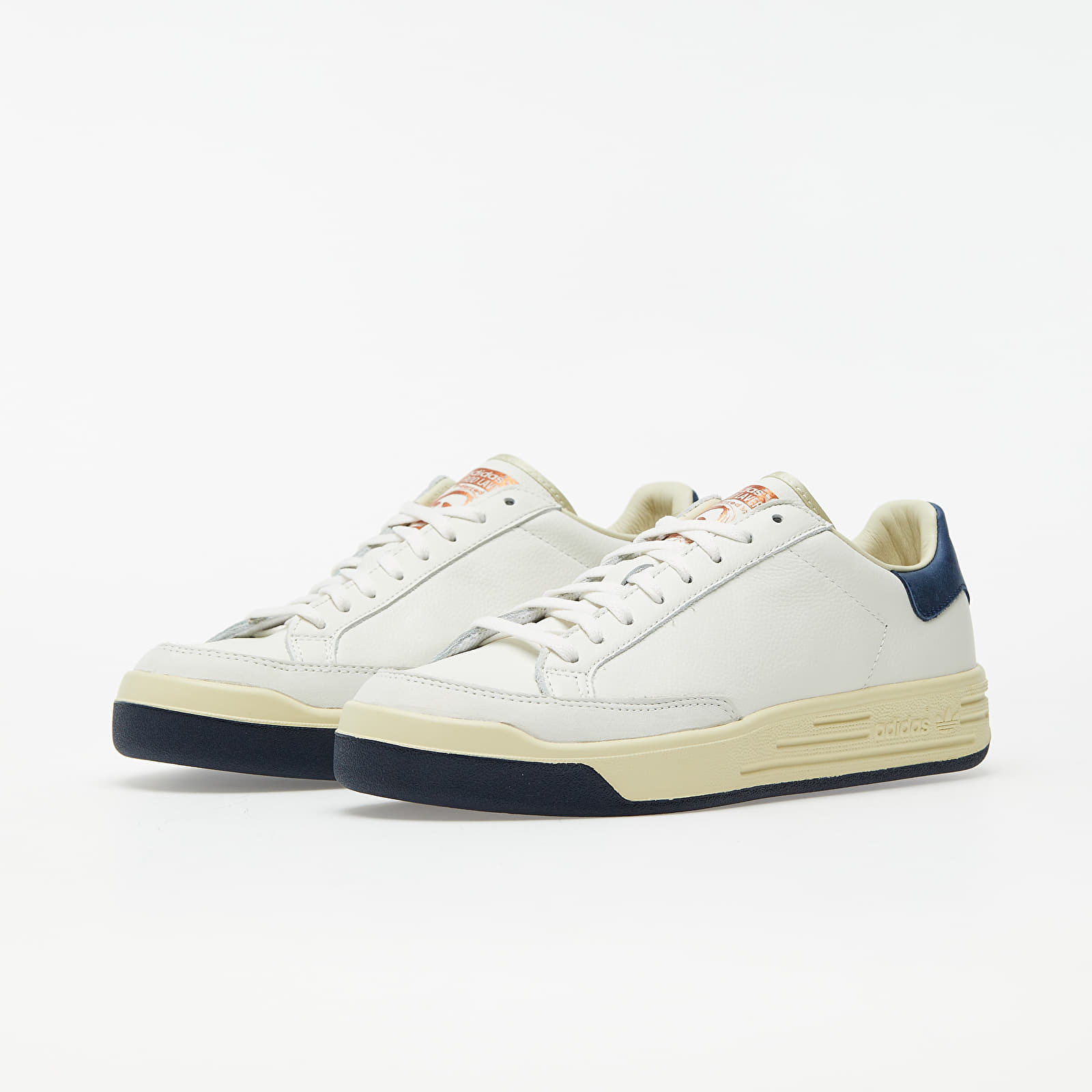 Men's shoes adidas Consortium Rod Laver Aniline Core White/ Core White/ Collegiate Navy