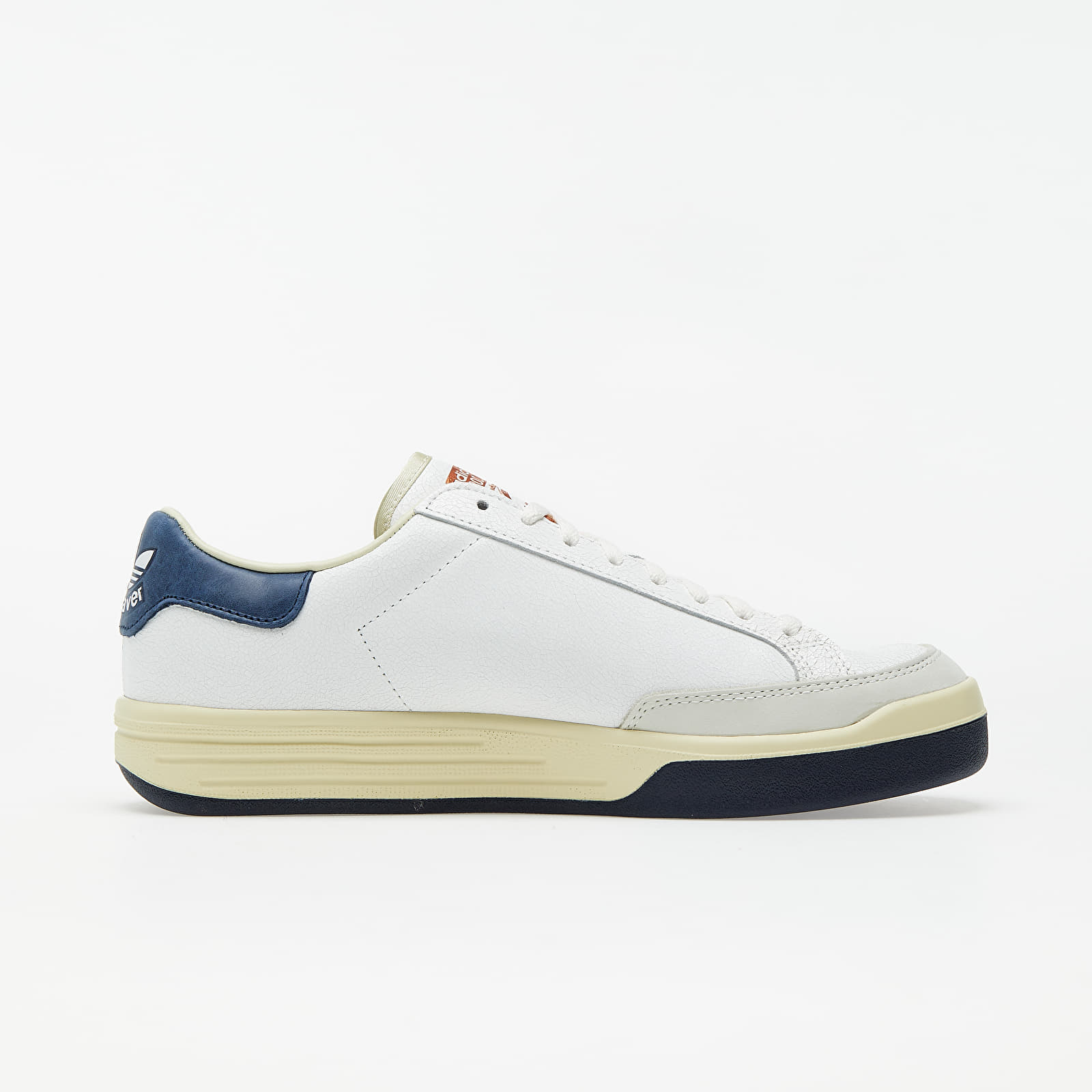 Men's shoes adidas Consortium Rod Laver Cracked Core White/ Core White/ Collegiate Navy