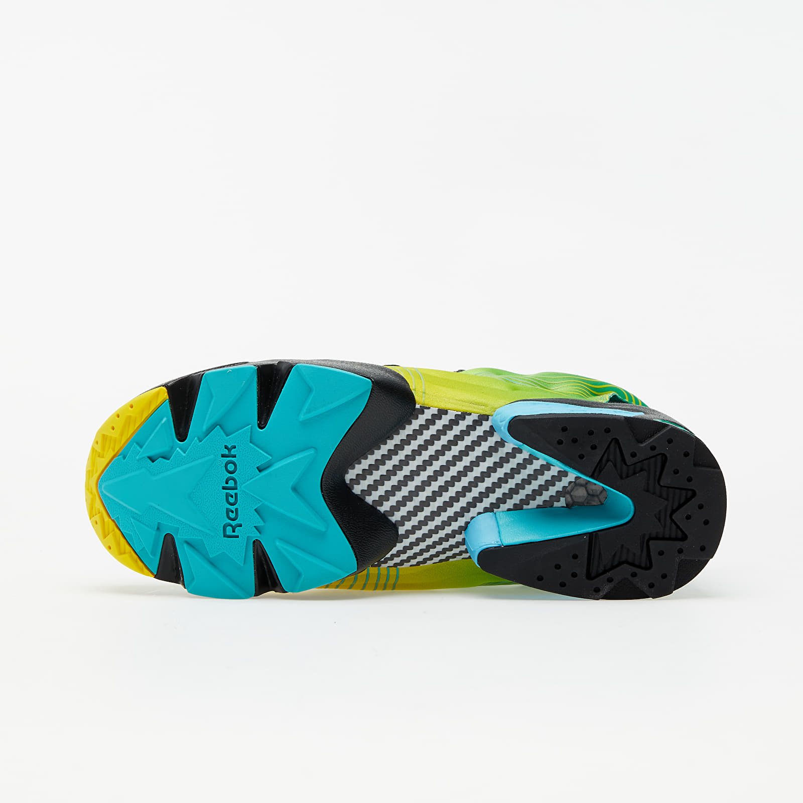 Pánske tenisky a topánky Reebok Instapump Fury Emerald/ Ale Yellow/ Glam Blue