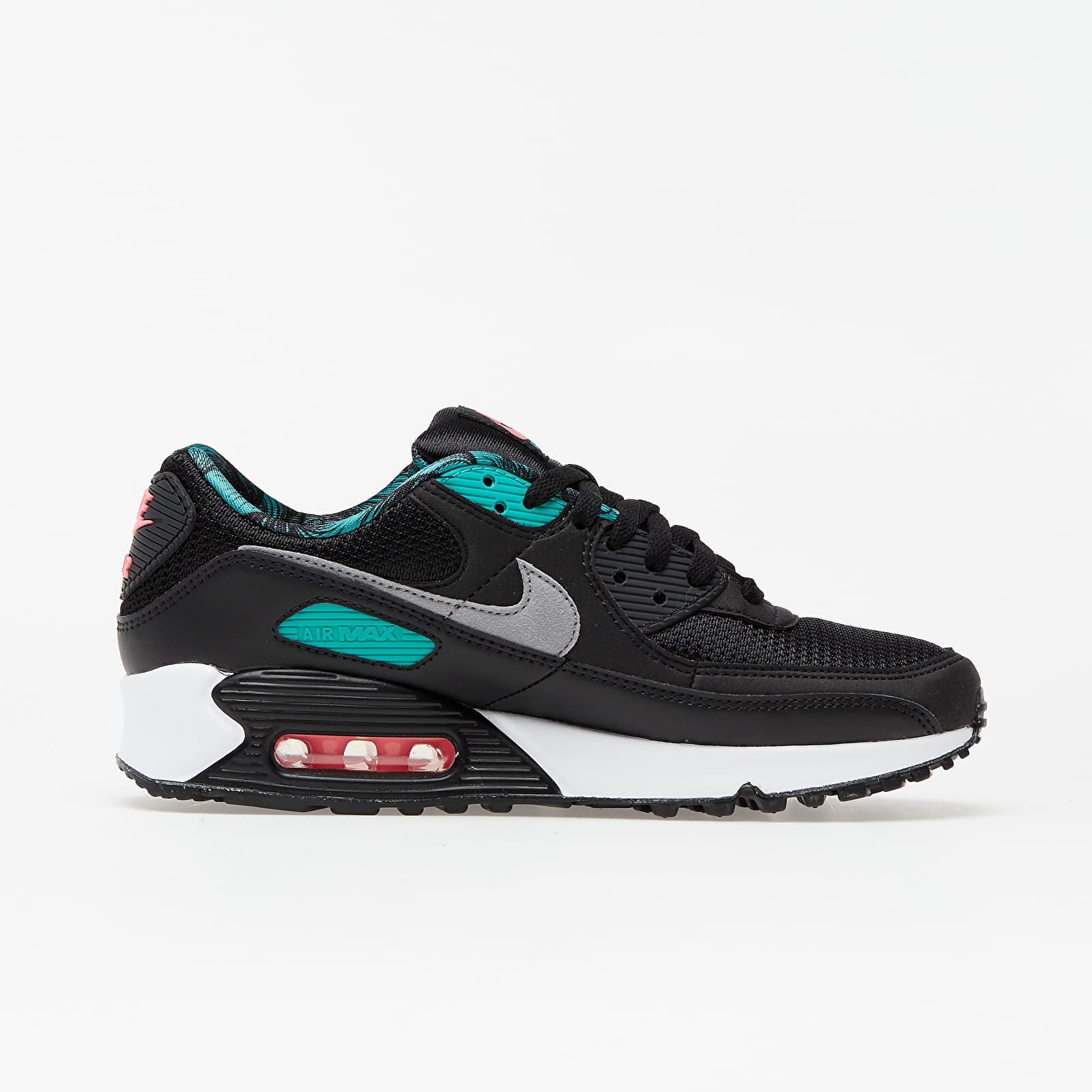 Scarpe uomo Nike Air Max 90 Cl Black/ Particle Grey-New Green-White