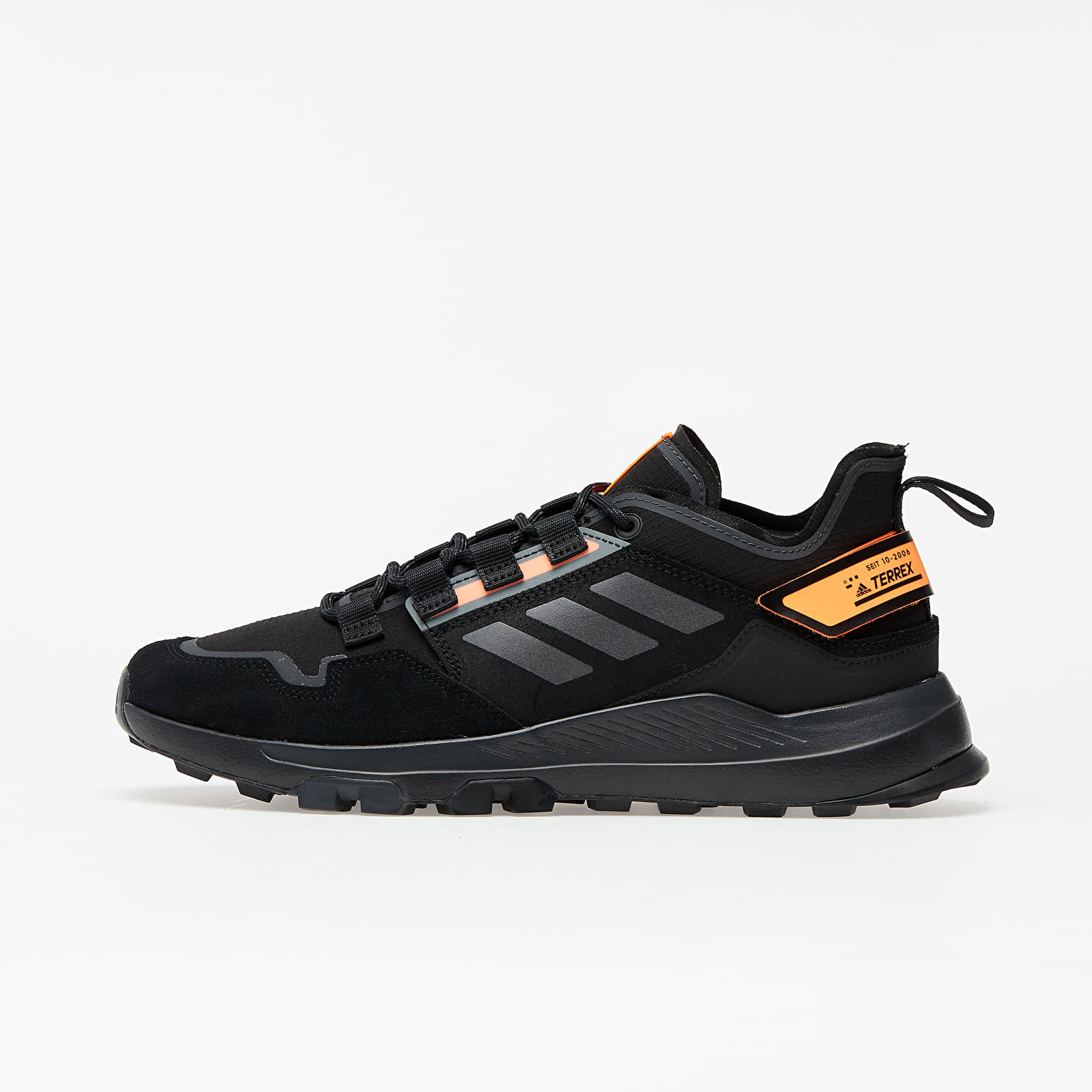 Men's shoes adidas Terrex Hikster Core Black/ Dg Solid Grey/ Signature Orange