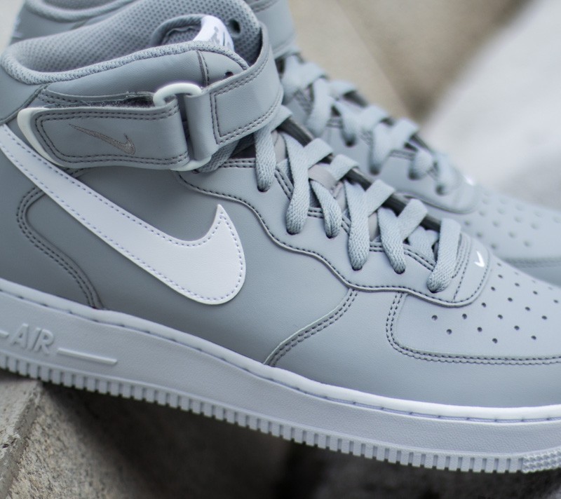 Air force 1 mid wolf grey hotsell