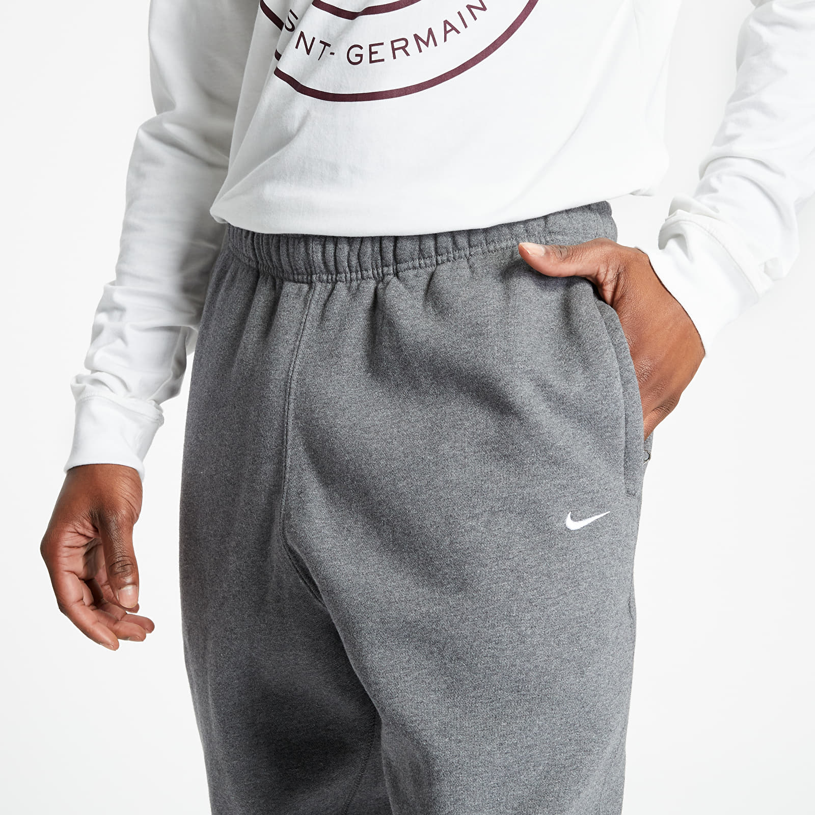 Pants and jeans Nike NRG Washed Pants Charcoal Heathr White Footshop