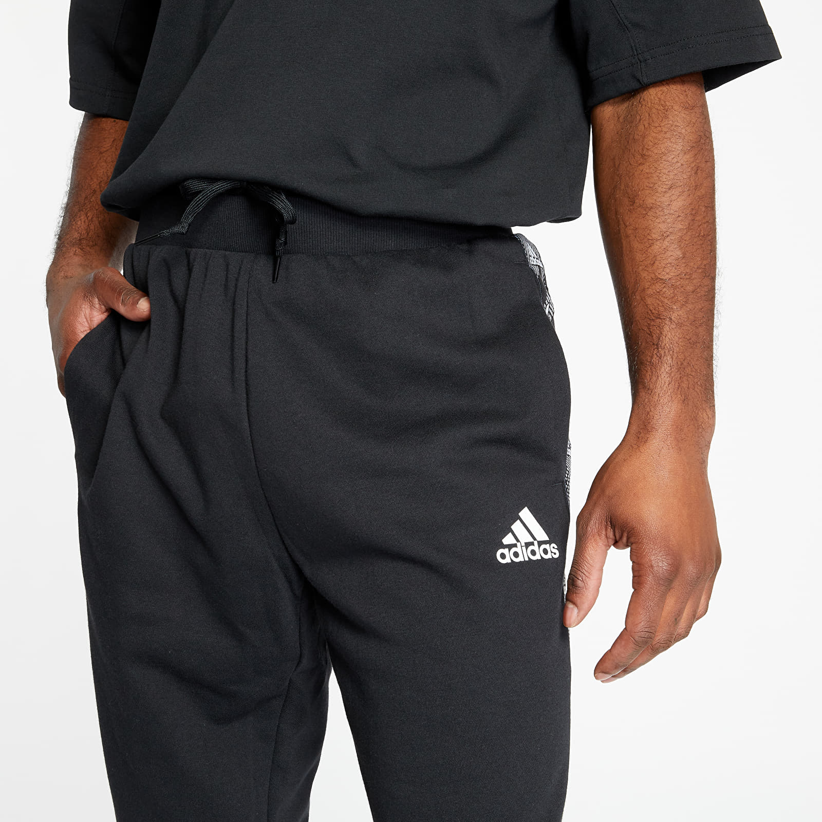 Pants adidas Mens Essentials Tape Pants Black/ White
