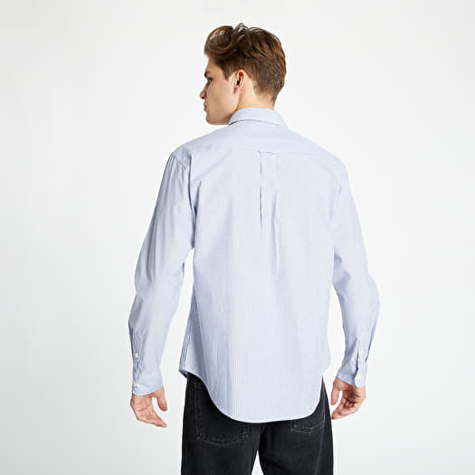Shirts Stüssy Big Button Stripe Shirt Blue Stripe | Footshop
