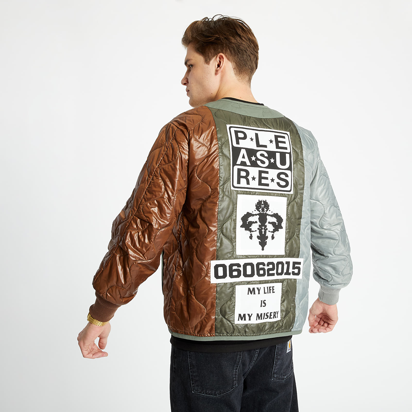 Striukės PLEASURES Misery Jacket Green