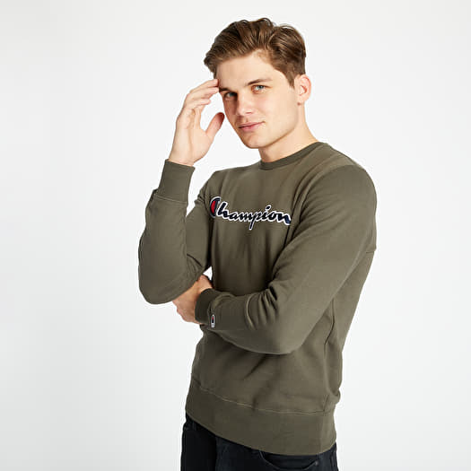 Champion sweater olive green 6s 2025