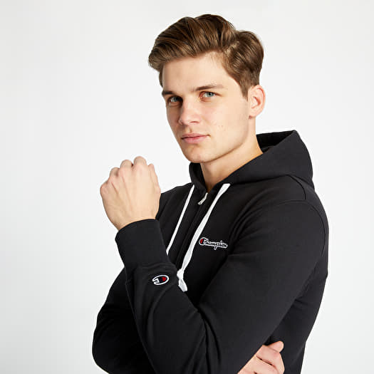 Hoodies and sweatshirts Champion Zip Hoodie Black Footshop