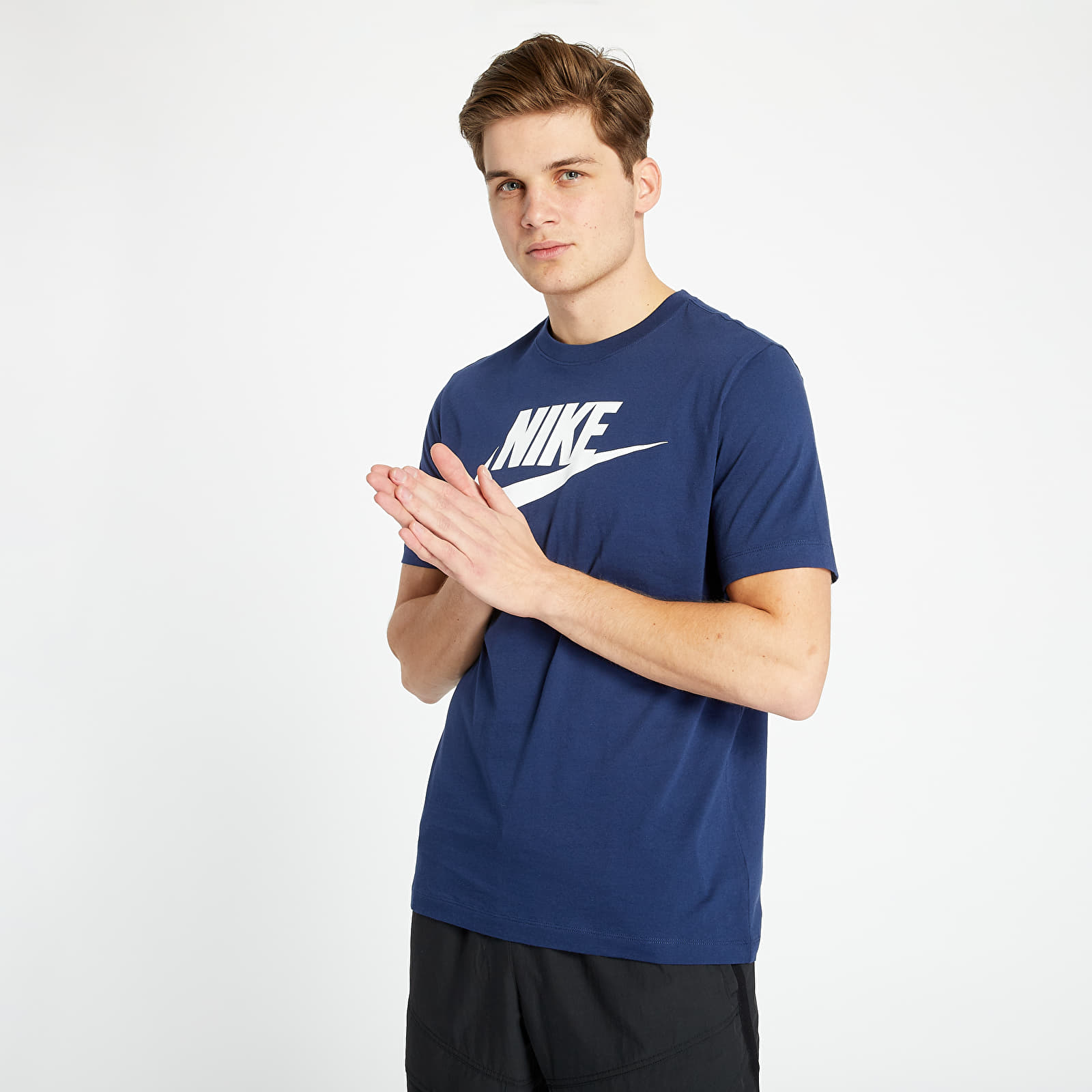 Tričká Nike Sportswear Tee Midnight Navy/ White
