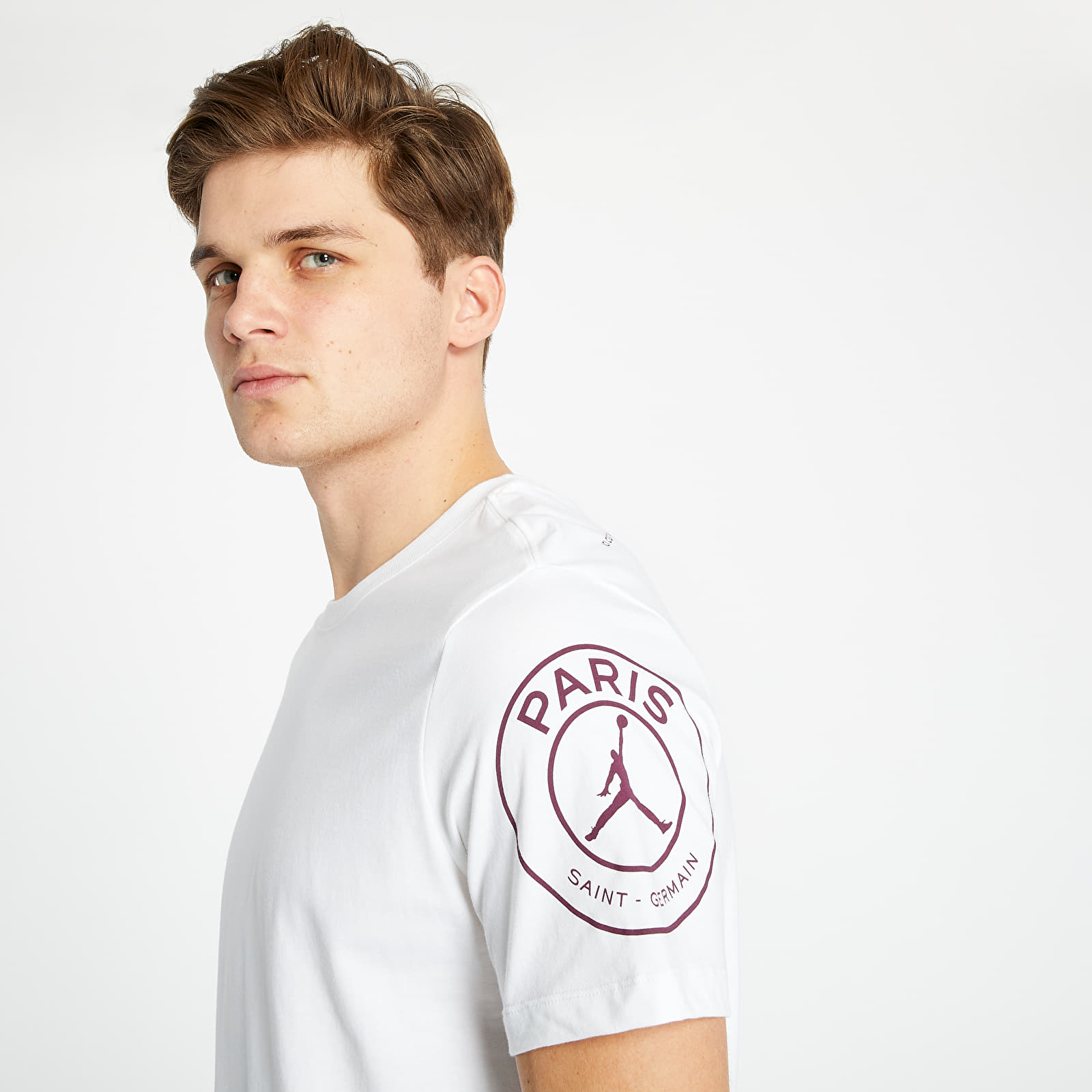 T-shirts Jordan PSG Logo Tee White