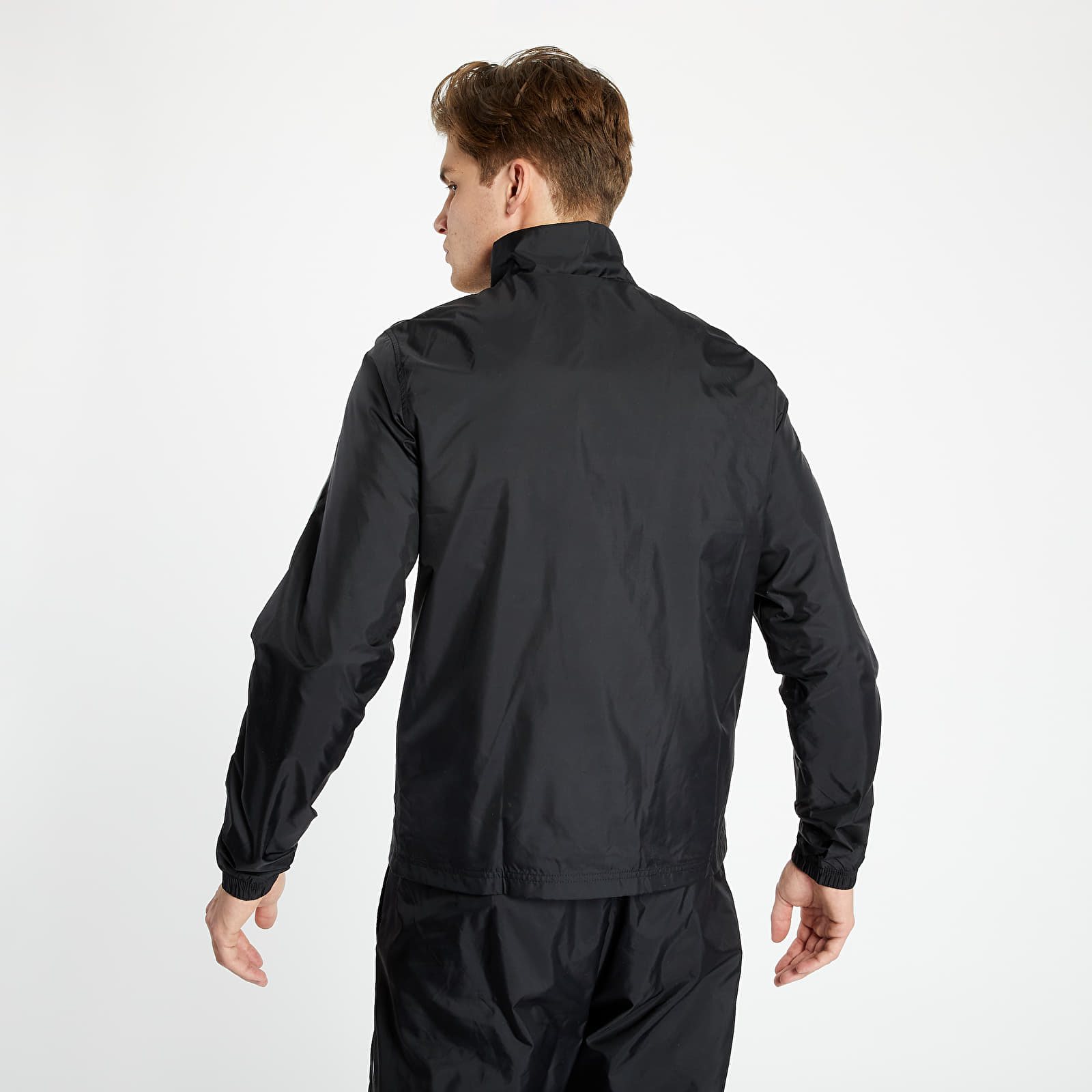 Giacche Nike Sportswear Men's Woven Tracksuit Black/ White/ White