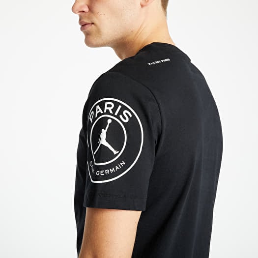 T Shirts and shirts Jordan PSG Logo Tee Black Footshop