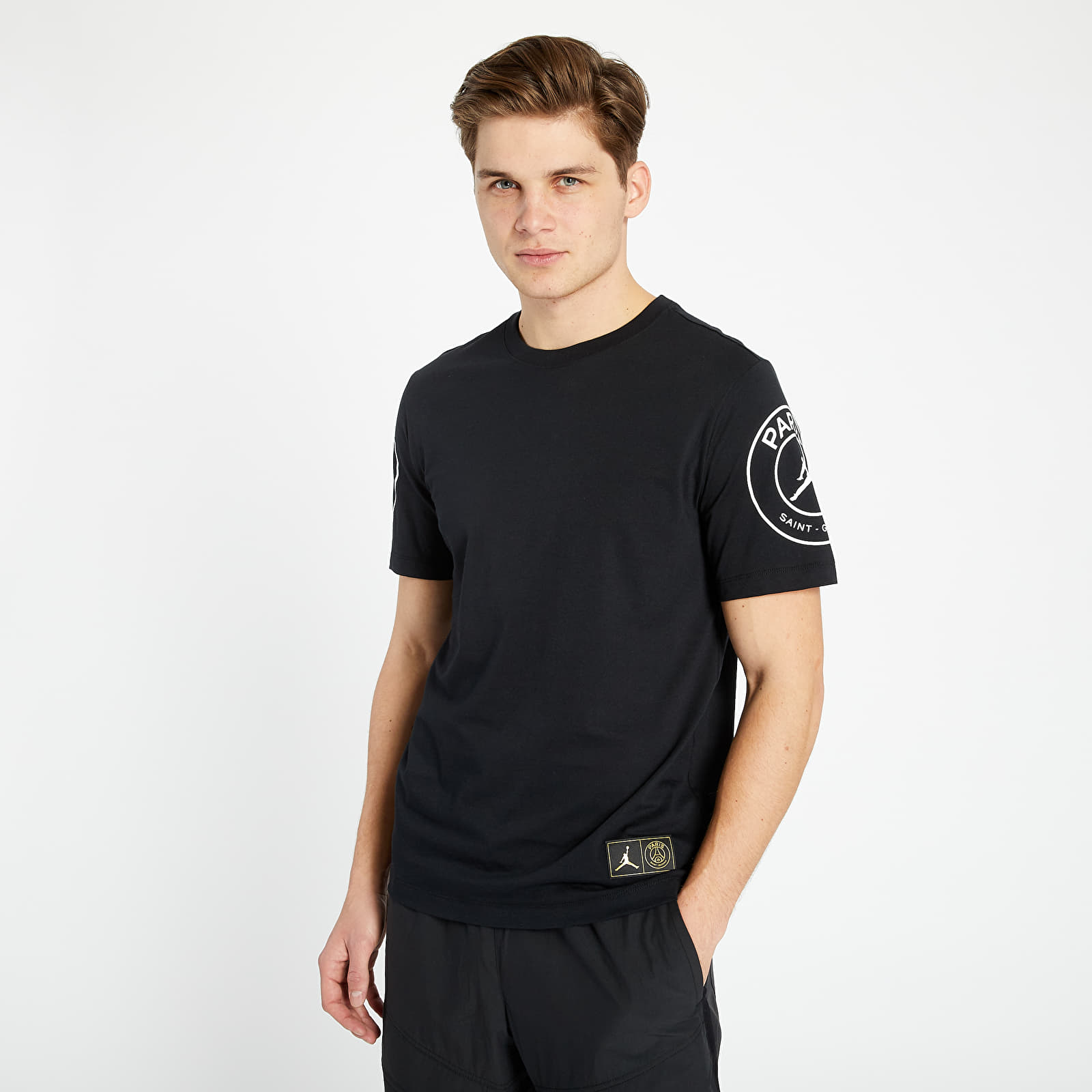 Camisetas Jordan PSG Logo Tee Black