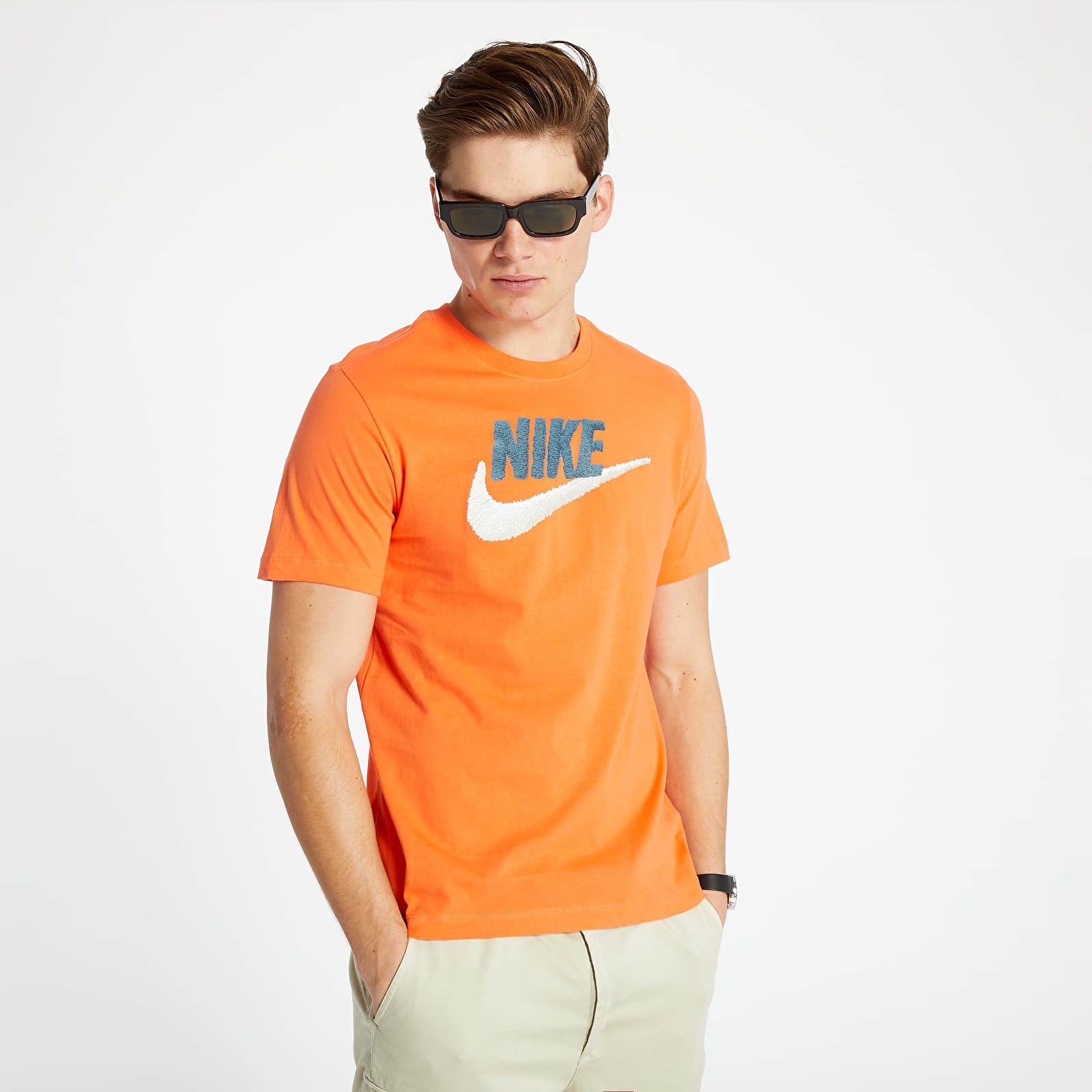 Green and cheap orange nike shirt
