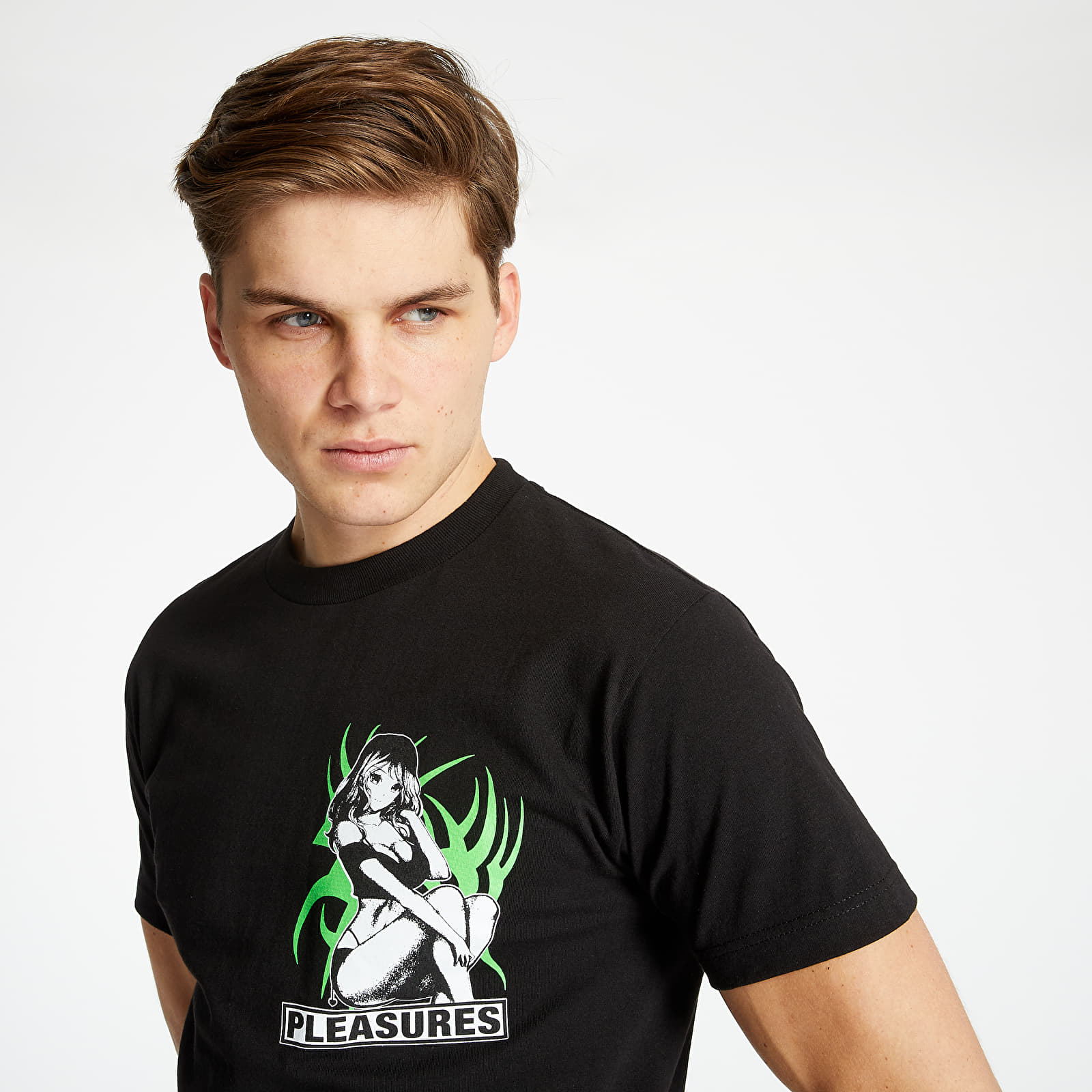 T-shirts PLEASURES Bossy T-Shirt Black