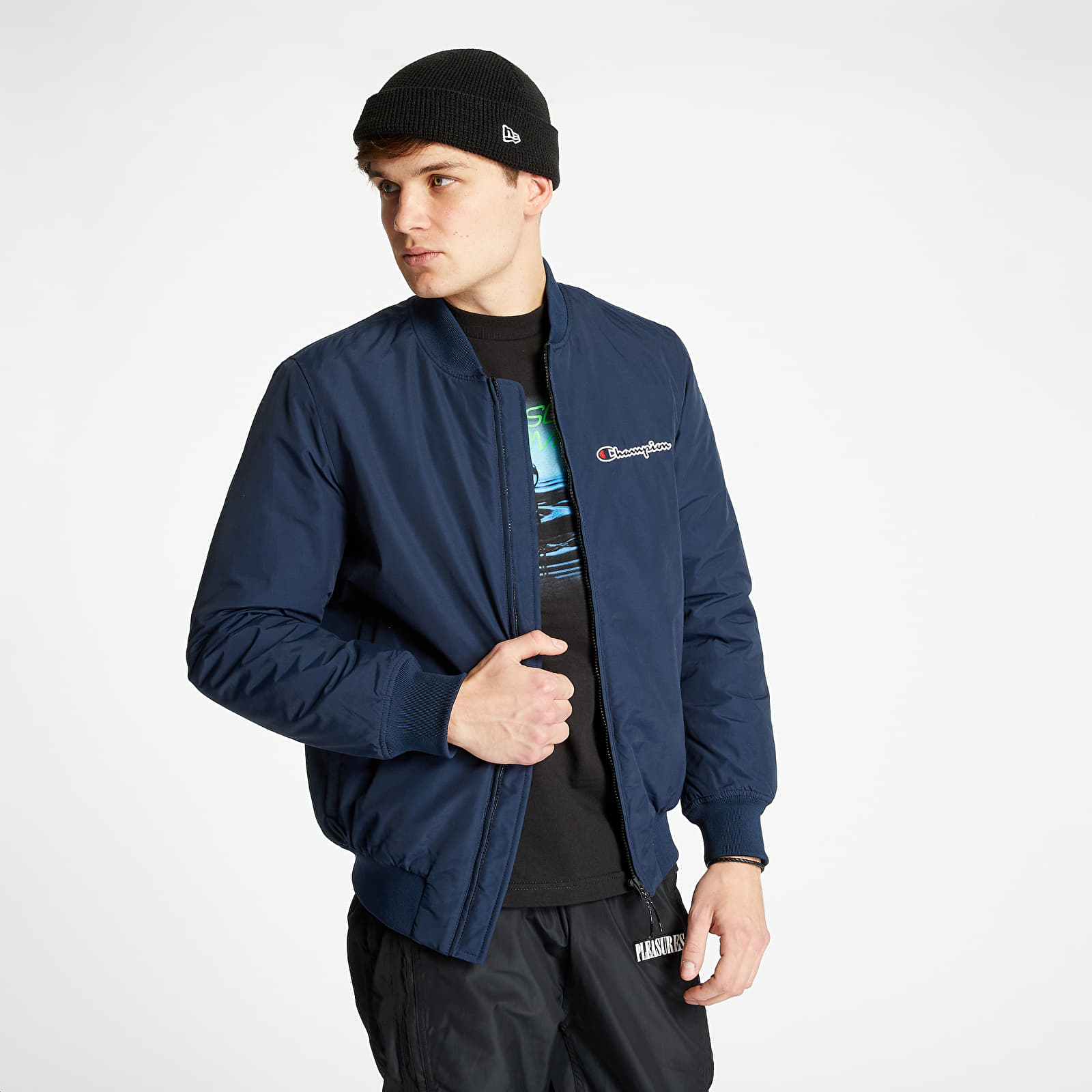 Champion jacket navy new arrivals
