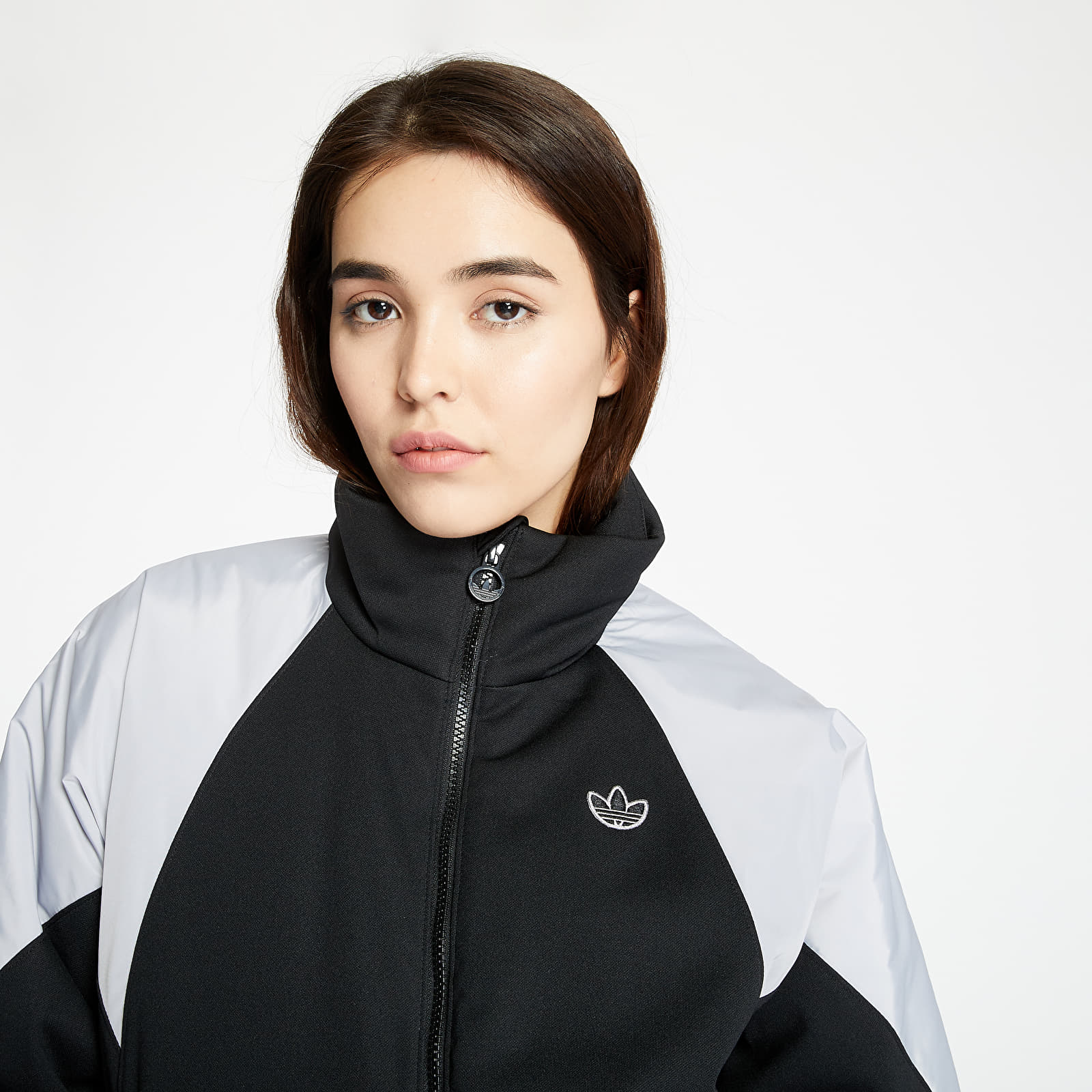 Cropped adidas puffer top