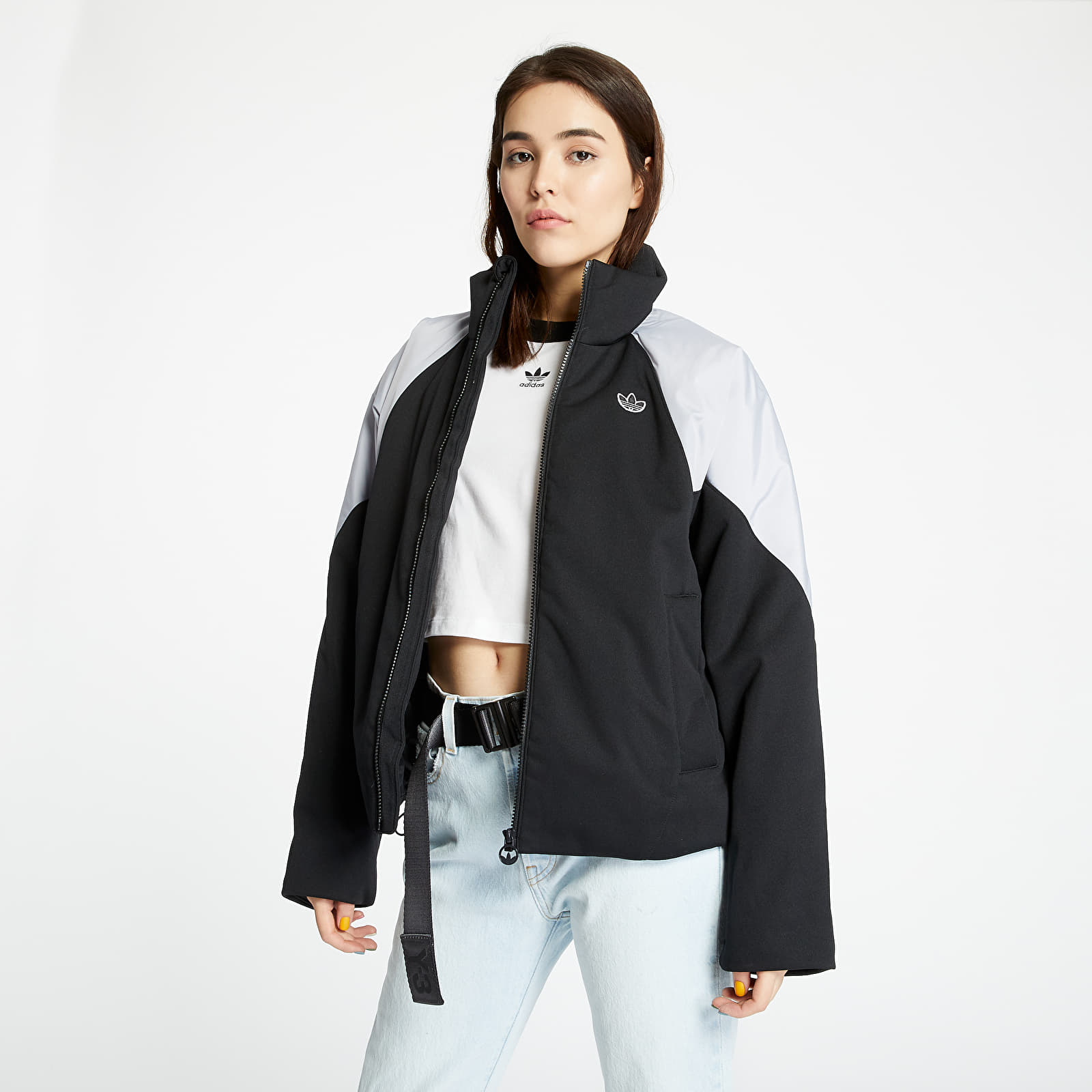 Cropped puffer jacket adidas new arrivals