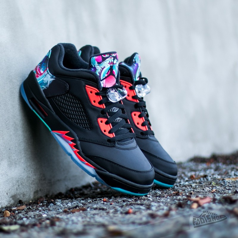 Air Jordan 5 Retro Low Chinese New Year Black/ Black-Bright