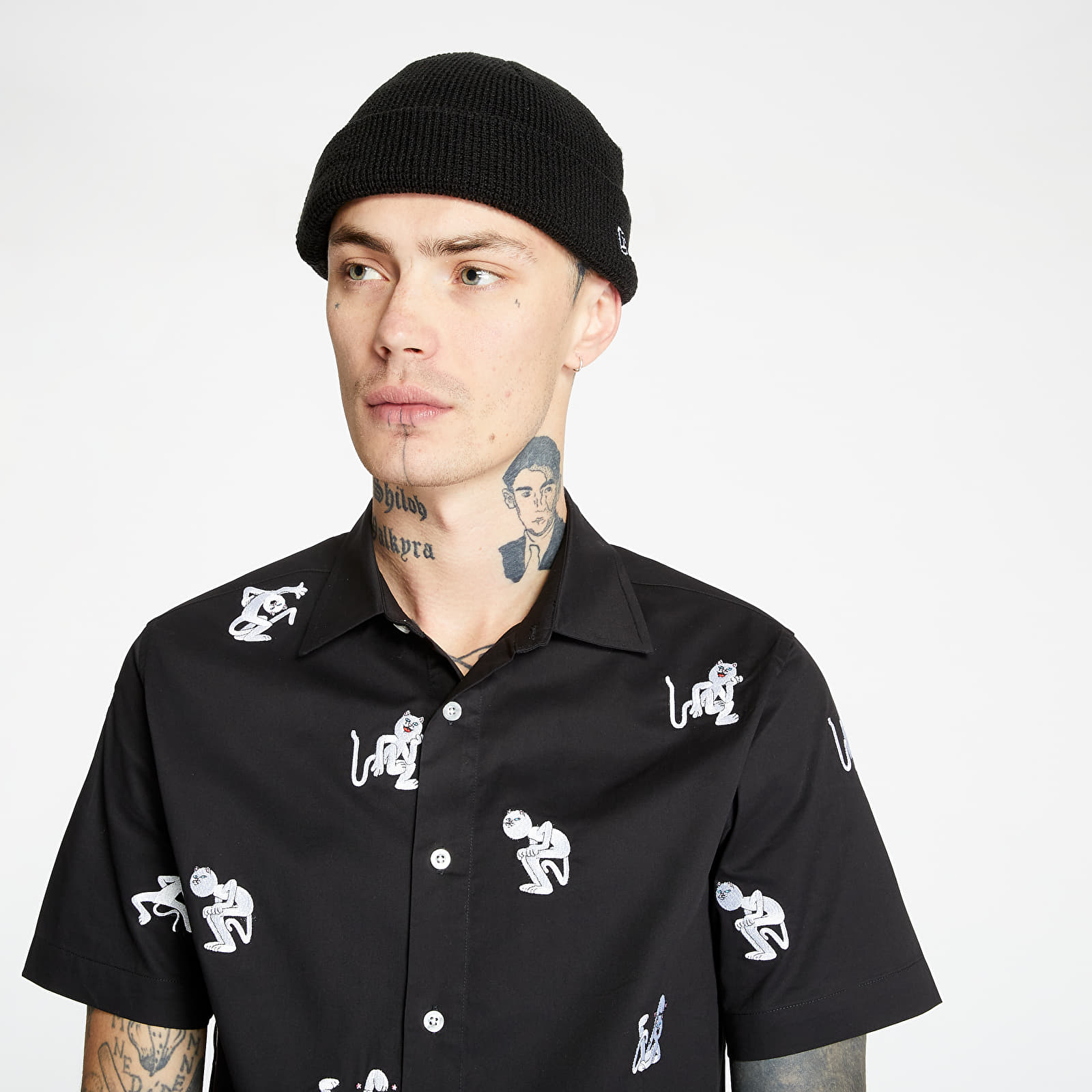 Camisas RIPNDIP Dance Party Button Up Shirt Black