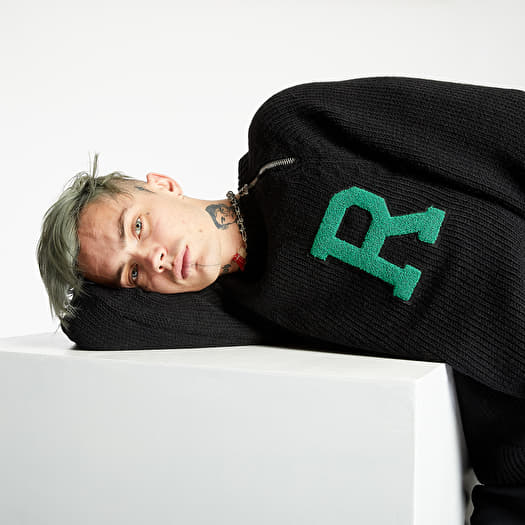 Sweaters RAF SIMONS Letter Badge Raglan Sweater Black | Footshop
