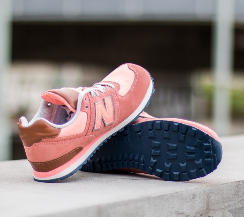 New balance 574 coral shop
