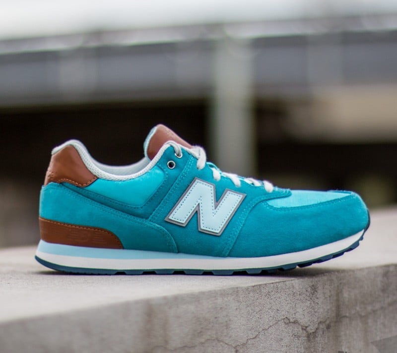 New balance 574 turquoise sale