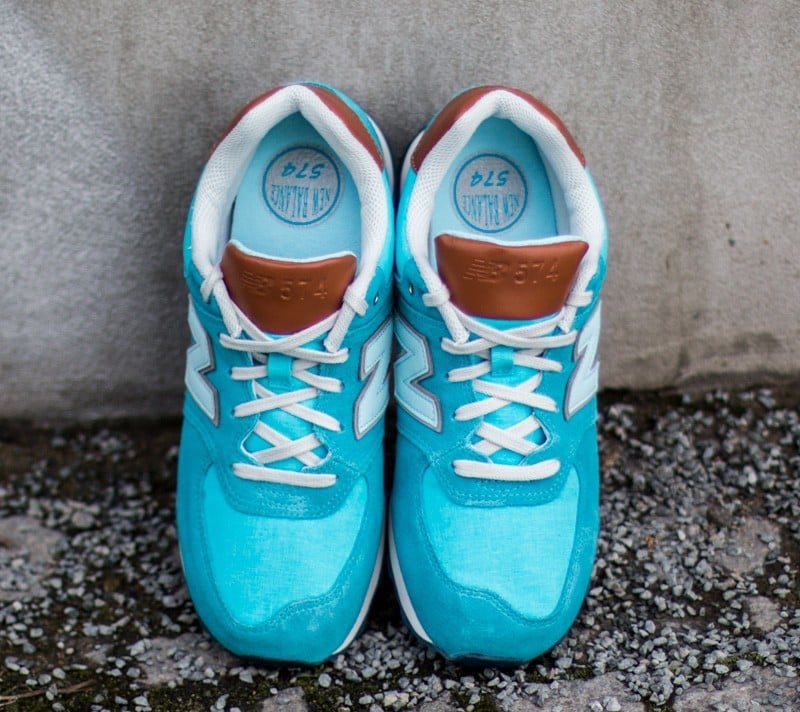 New balance 574 online azul turquesa